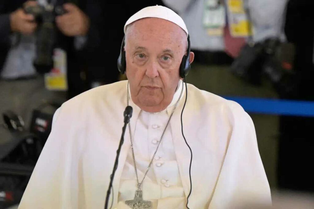 El papa se convirtió en el primer jefe de la Iglesia católica en participar en la cumbre de las siete democracias más ricas del mundo. Foto: AFP