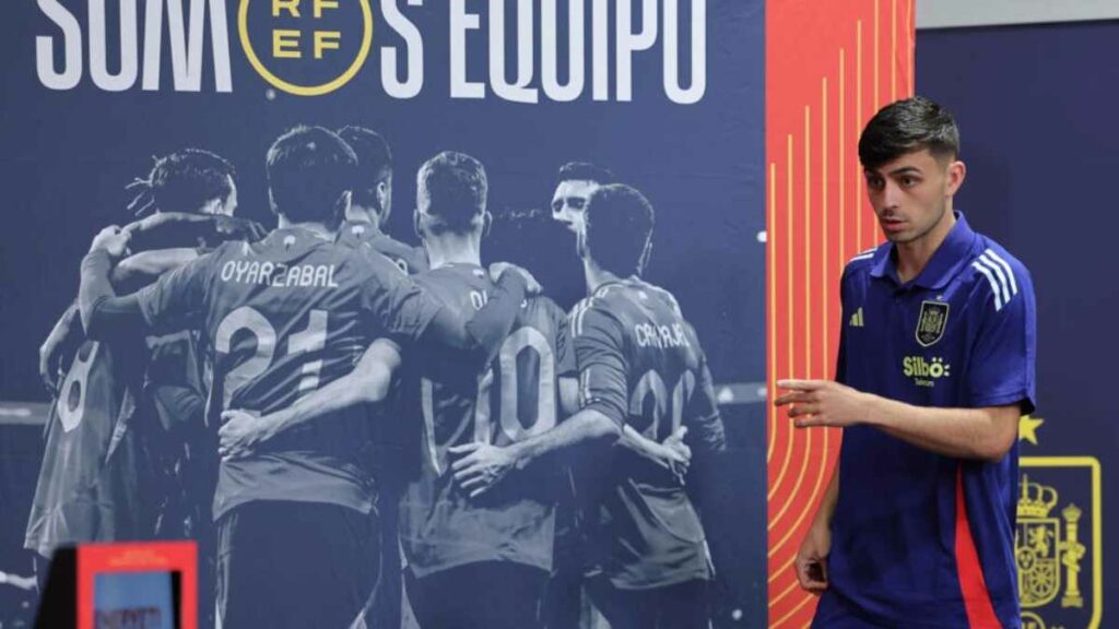 La cuenta atrás para el debut de España en la Eurocopa-2024 ya ha comenzado, y Pedri advirtió que la 'Roja', “no ha venido a Alemania a perder”. Foto: AFP