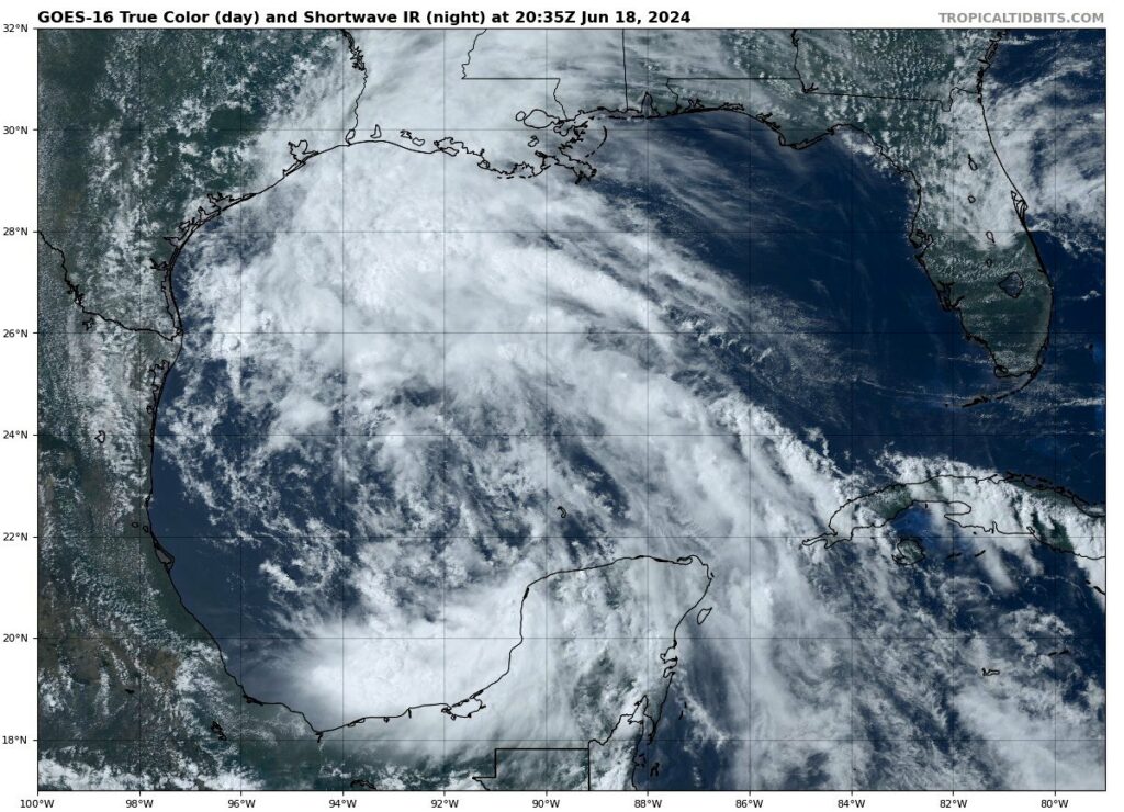 tormenta tropical alberto tamaulipas golfo de Mexico