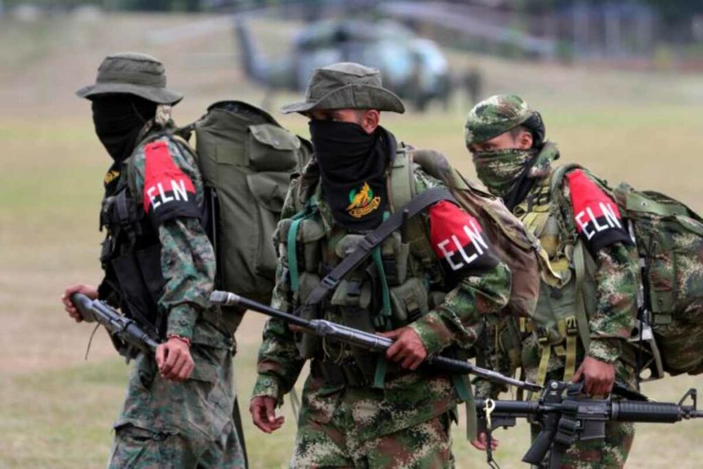 El Ejército de Liberación Nacional (ELN) cumple 60 años de levantamiento armado en Colombia. Foto: AFP
