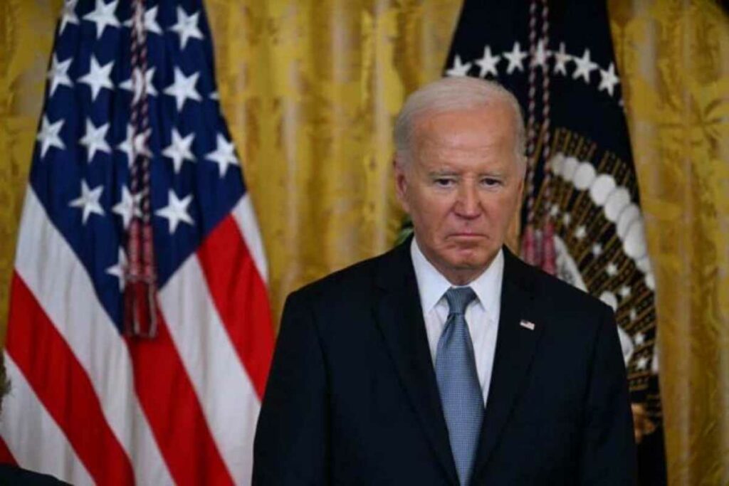 El presidente Joe Biden continúa el día de la fiesta nacional estadounidense, multiplicando las intervenciones. Foto: AFP